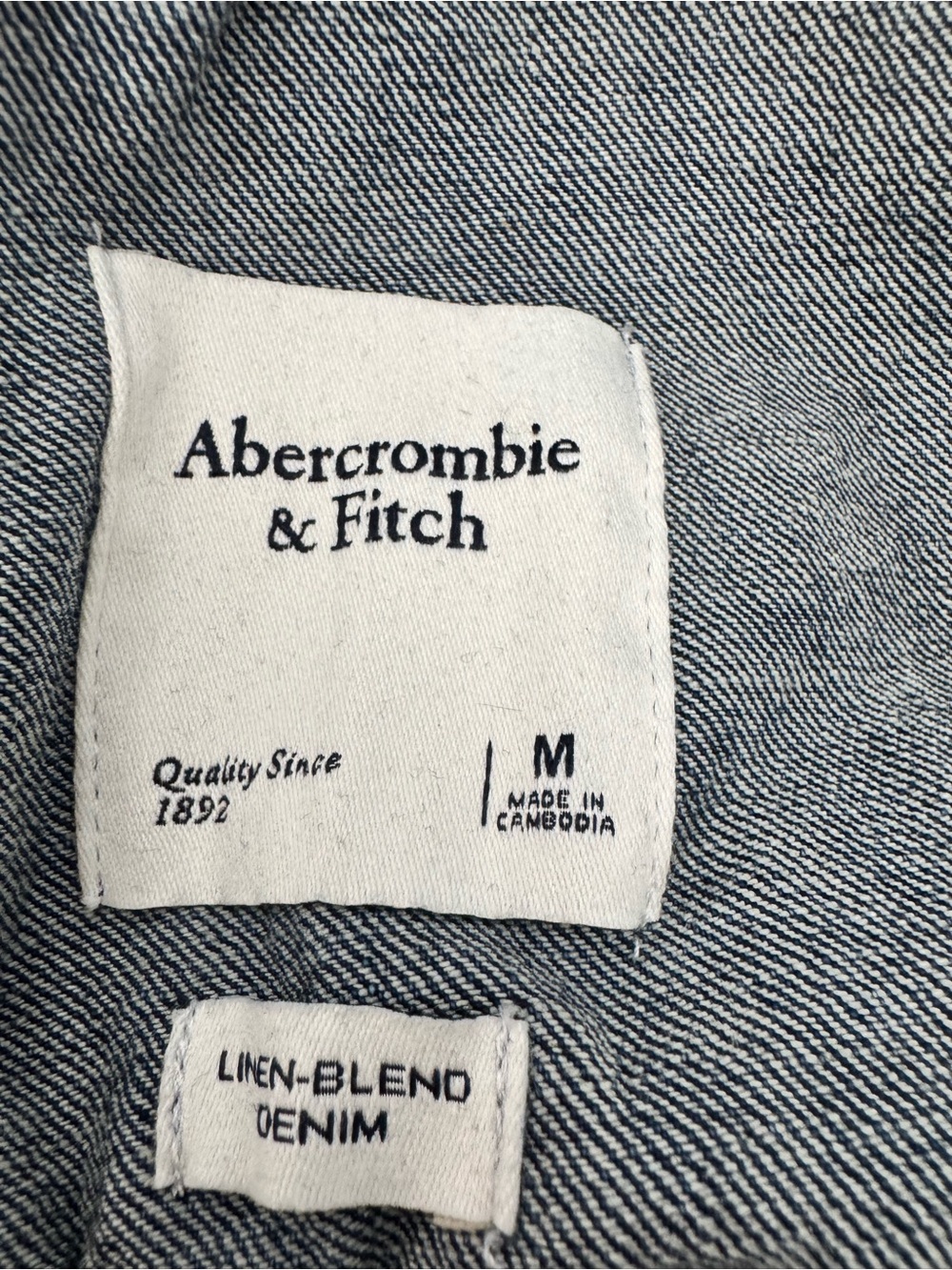 Abercrombie & Fitch Dark Blue Balloon-Leg Jumpsuit - Picture 8 of 9